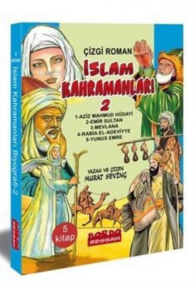 Islam Kahramanlari 2 Cizgi Roman, 5 Kitap Takim Set