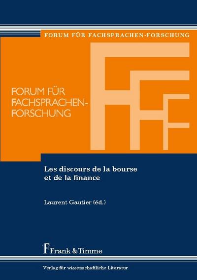 Les discours de la bourse et de la finance
