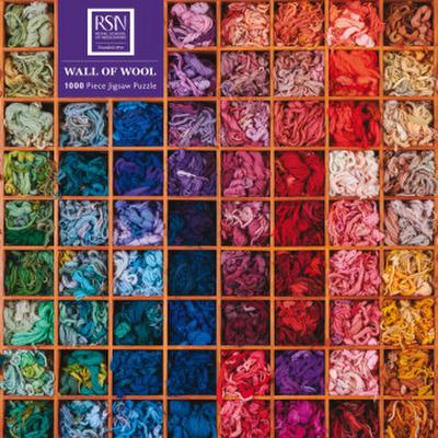 Puzzle - Royal School of Needlework, Wand mit Wolle