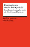 Grammatisches Lernlexikon Spanisch