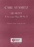 Quartett E-Dur op.19,3für Klarinette und Streichtrio