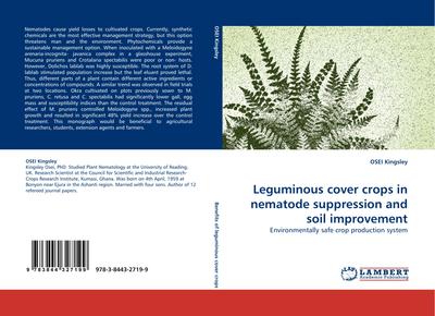 Leguminous cover crops in nematode suppression and soil improvement