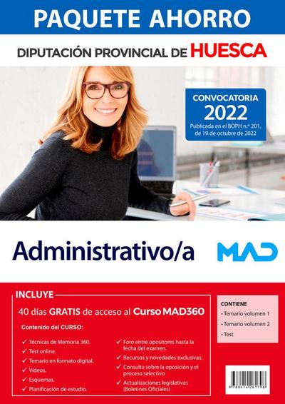 Paquete Ahorro Administrativo/a de la Diputación Provincial de Huesca