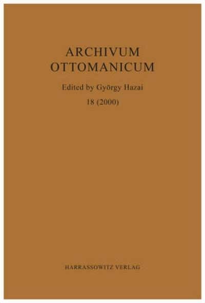Archivum Ottomanicum 18 (2000)
