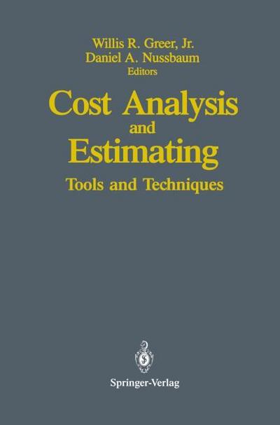 Cost Analysis and Estimating