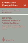 IPMU’92 - Advanced Methods in Artificial Intelligence