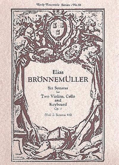 6 Sonatas op.1 vol.2 (nos. 4-6)for 2 violins, cello and keyboard