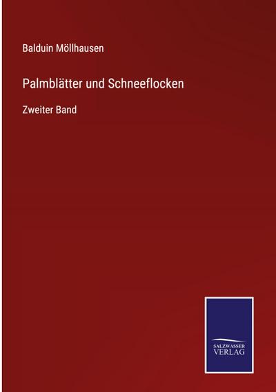 Palmblätter und Schneeflocken