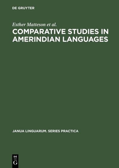 Comparative Studies in Amerindian Languages
