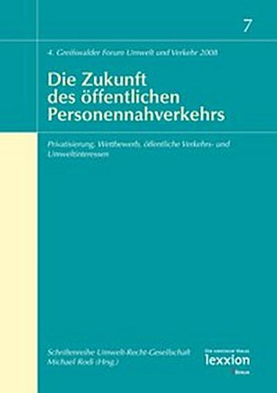 Die Zukunft des öffentlichen Personennahverkehrs