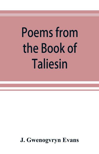 Poems from the Book of Taliesin