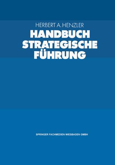 Handbuch Strategische Führung