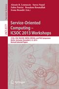 Service-Oriented Computing--ICSOC 2013 Workshops