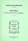 Kol nidre op.6für Klavier (Violine und Klavier)