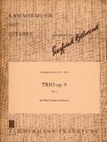 Trio op.9 Nr.1für Flöte, Violine und Gitarre