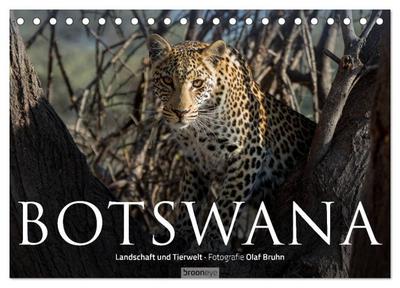 Botswana ¿ Landschaft und Tierwelt (Tischkalender 2024 DIN A5 quer), CALVENDO Monatskalender
