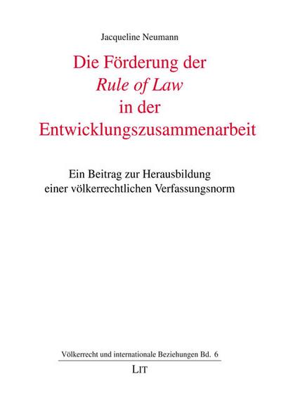 Die Förderung der Rule of Law in der Entwicklungszusammenarbeit
