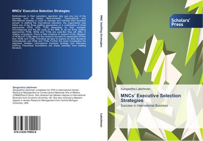 MNCs’ Executive Selection Strategies