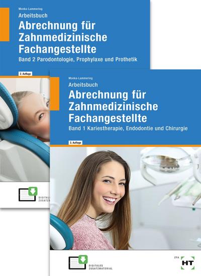 Paketangebot Abrechnung für Zahnmedizinische Fachangestellte Band 1 und 2, m. 1 Buch