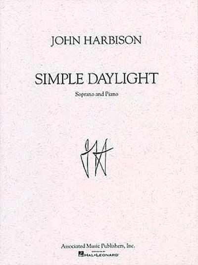 Simple Daylight: Soprano and Piano