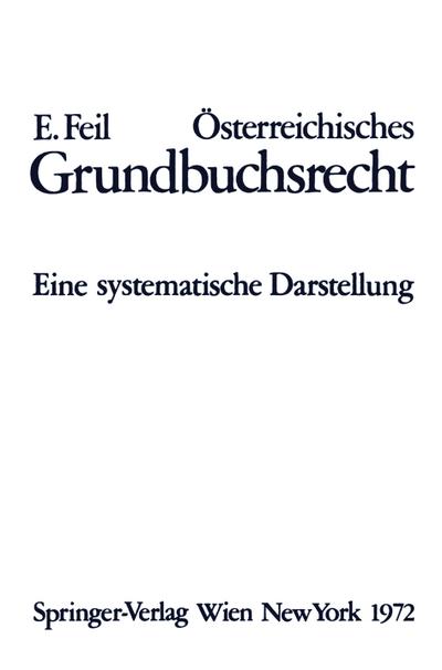 Österreichisches Grundbuchsrecht