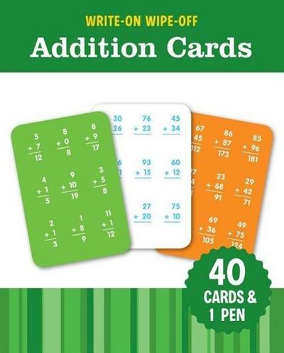 WRITE-ON WIPE-OFF MATH CARDS A