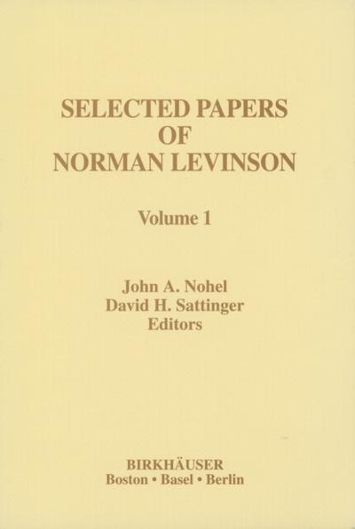 Selected Papers of Norman Levinson