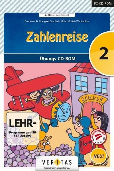 Zahlenreise, 2. Klasse / Mathematik, 1 Übungs-CD-ROM (Neubearbeitung)