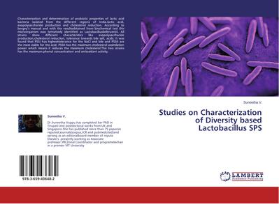 Studies on Characterization of Diversity based Lactobacillus SPS