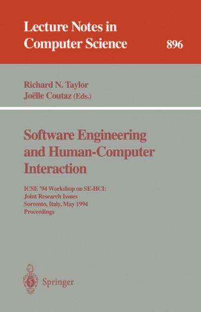 Software Engineering and Human-Computer Interaction