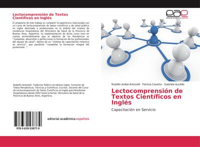 Lectocomprensión de Textos Científicos en Inglés