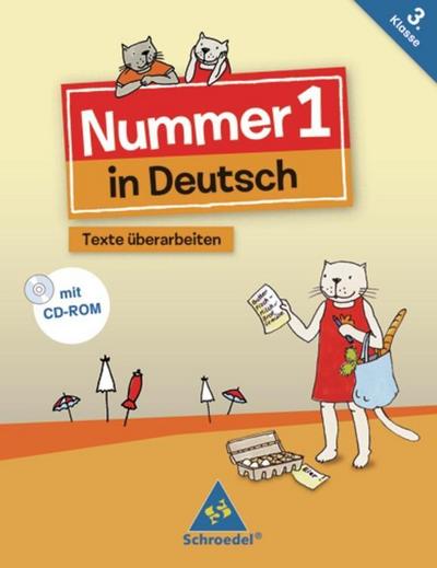 Nummer 1 in Deutsch Texte überarbeiten, 3. Klasse, m. CD-ROM