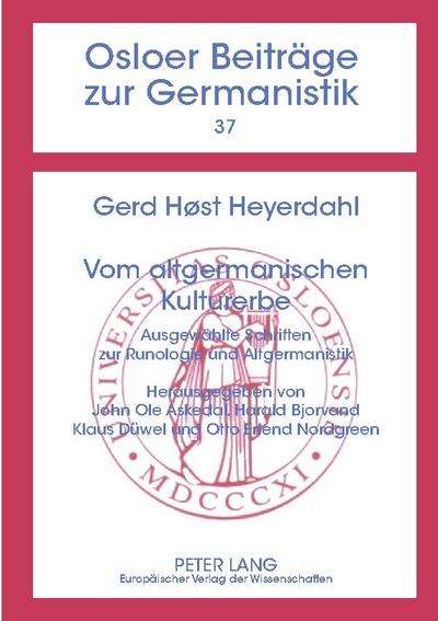 Vom altgermanischen Kulturerbe