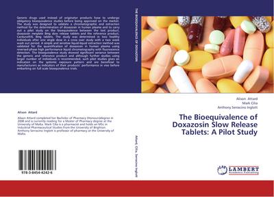 The Bioequivalence of Doxazosin Slow Release Tablets: A Pilot Study