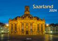 Saarland 2024 Bildkalender A3 quer Spiralbindung