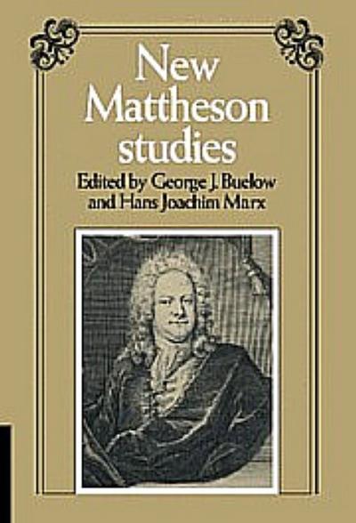 New Mattheson Studies