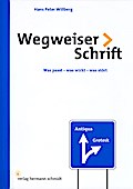 Wegweiser Schrift