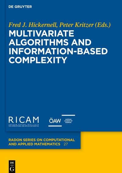 Multivariate Algorithms and Information-Based Complexity