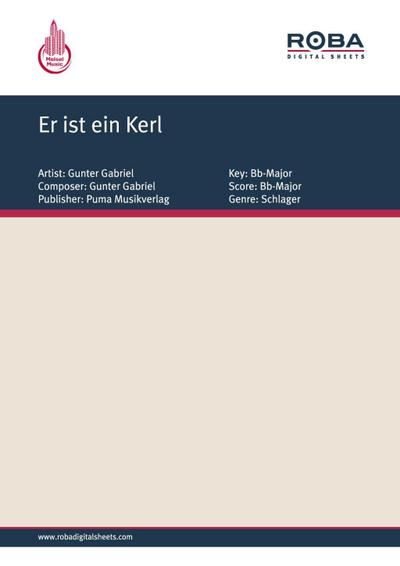 Er ist ein Kerl