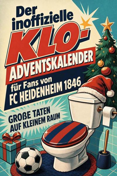 Der inoffizielle Klo-Adventskalender für Fans von FC Heidenheim 1846