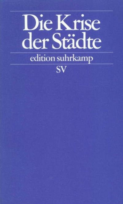Die Krise der Städte