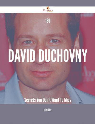 189 David Duchovny Secrets You Don’t Want To Miss