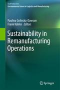 Sustainability in Remanufacturing Operations