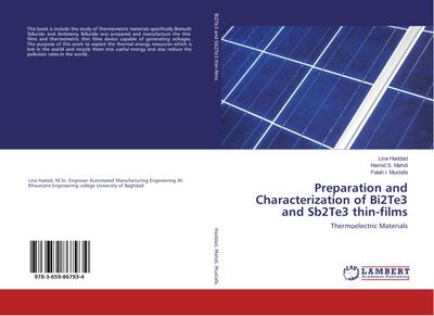 Preparation and Characterization of Bi2Te3 and Sb2Te3 thin-films