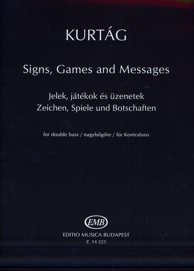 Zeichen, Spiele und Botschaftenfür Kontrabass