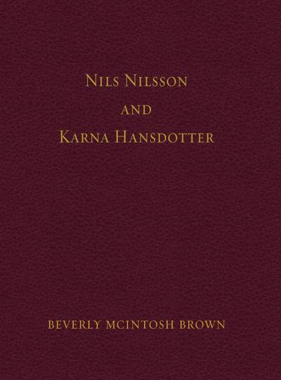 Nils Nilsson and Karna Hansdotter