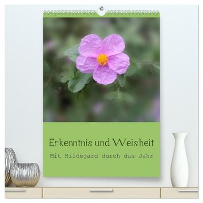 Erkenntnis und Weisheit - Hildegard von Bingen (hochwertiger Premium Wandkalender 2026 DIN A2 hoch), Kunstdruck in Hochglanz