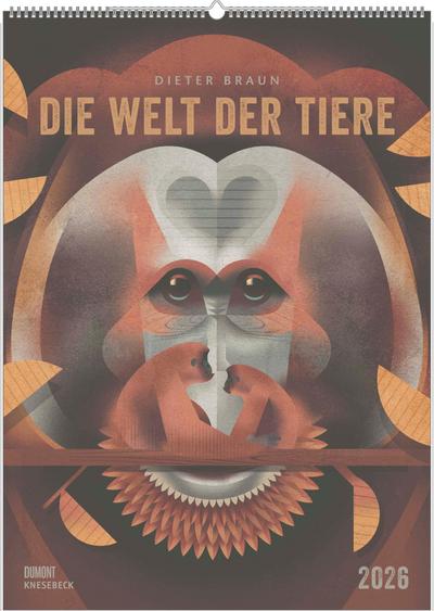 Dieter Braun: Die Welt der Tiere 2026 - Wandkalender - Format  50x70 cm