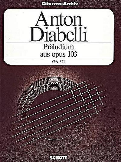 Präludium aus op.103für Gitarre