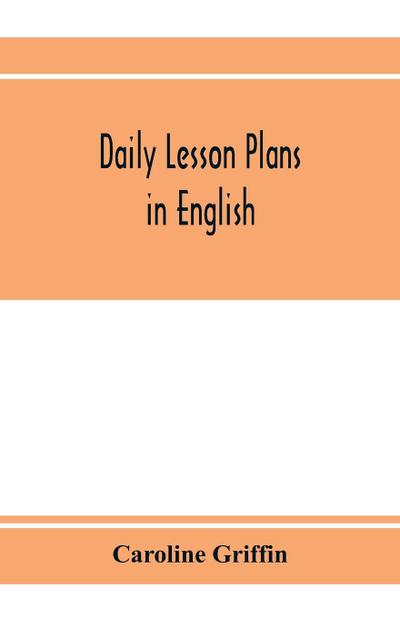 Daily lesson plans in English